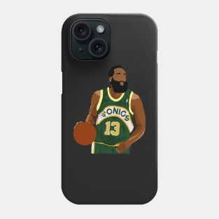 James Harden in Seattle SuperSonics Jersey Phone Case