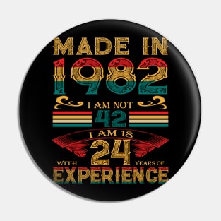 Made in 1982 Pin