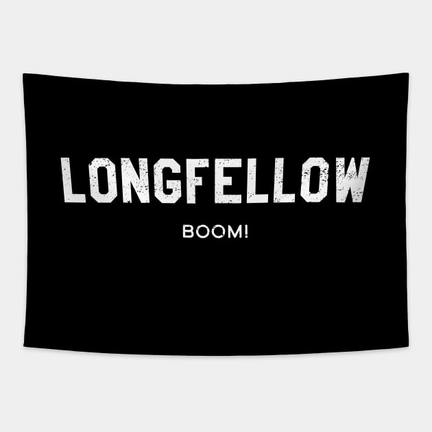 Longfellow Boom! Tapestry by mjheubach