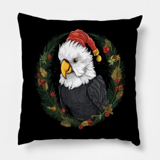 Cockatoo Christmas Pillow