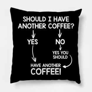 Should I Have Another Coffee Pillow