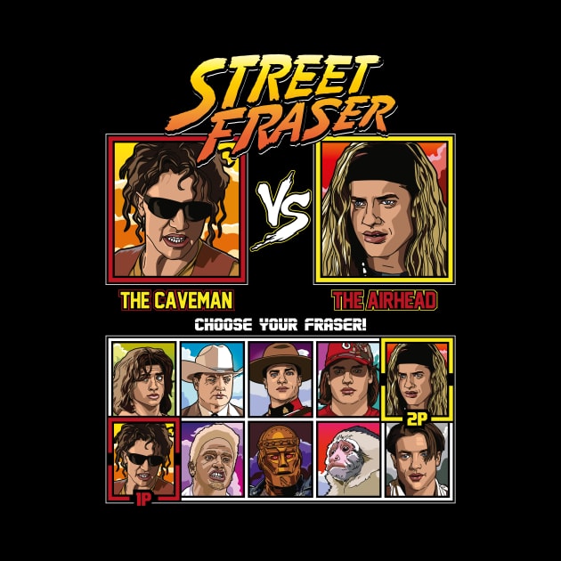 Street Fraser - Brendan Fraser vs Shirt by RetroReview