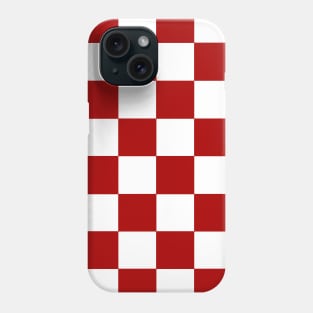 Liverpool Checkered Flag (Red and White) Phone Case