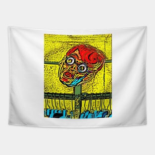 Kooky Boy Mask Tapestry