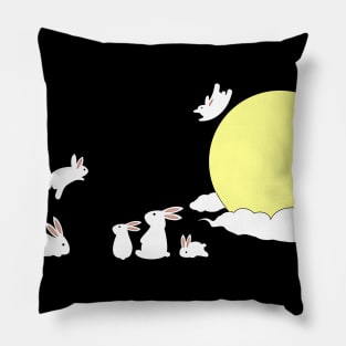 Bunnies at the Sun Pillow