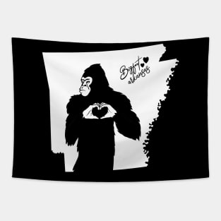 Arkansas Bigfoot Tapestry