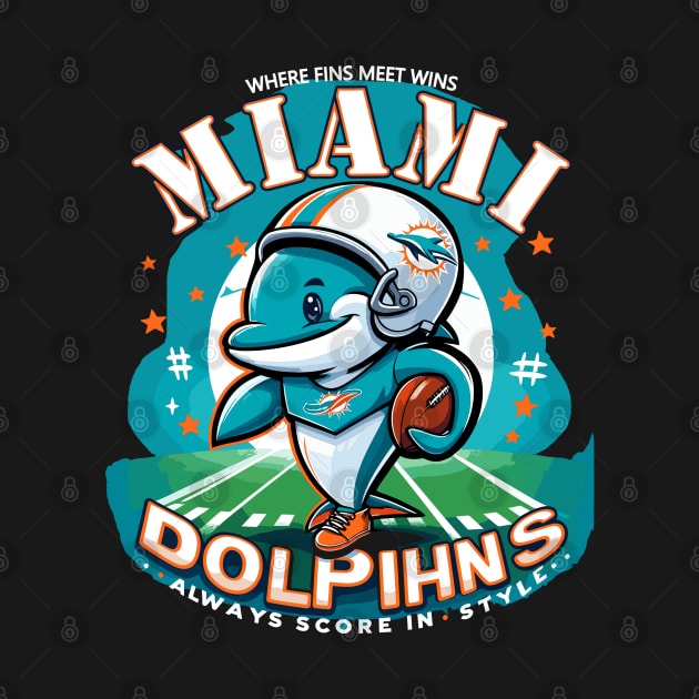 miami dolphins by AOAOCreation