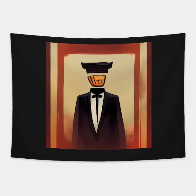 Waiter | Comics Style Tapestry by ComicsFactory