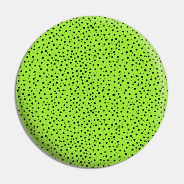 Cheetah Pattern on Lime Pin by ButterflyInTheAttic