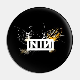 NIN type with background swing Pin