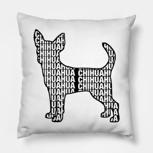 Chihuahua Vector Pillow