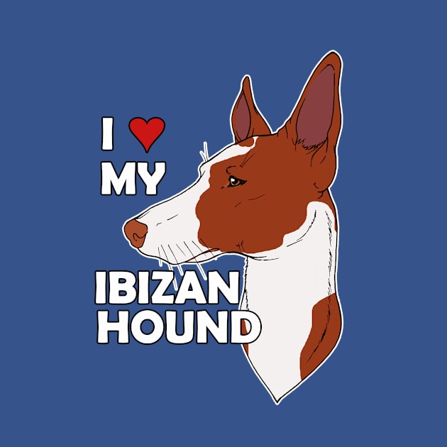 I Heart My Ibizan Hound by Geekybat