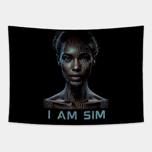 I am Woman I am Sim Tapestry