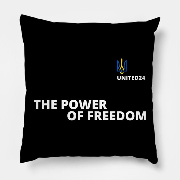 THE POWER OF FREEDOM Pillow by Myartstor 