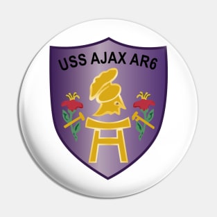 USS - Ajax - AR6 Pin