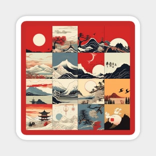 JAPANESE WOODBLOCK PRINTS Magnet