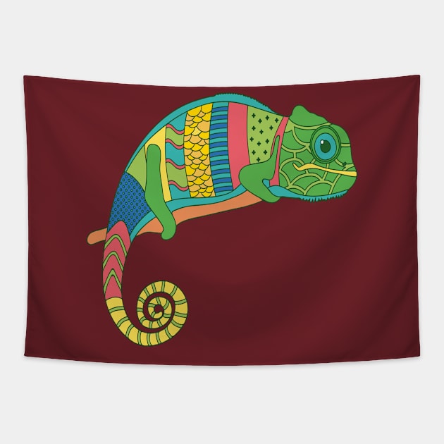 Chameleon Tapestry by Mako Design 