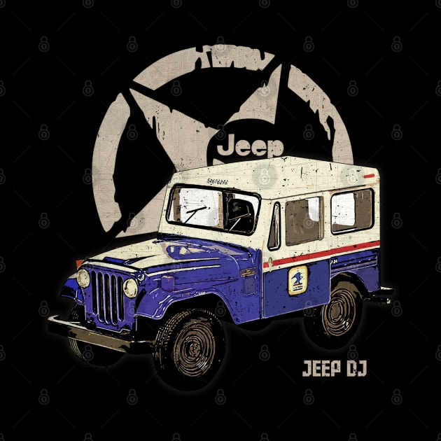 Jeep DJ JEEP White Star by ElenaBerryDesigns