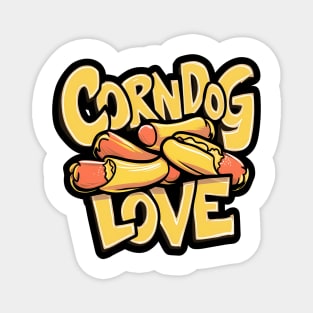 Corndog Love Design Magnet