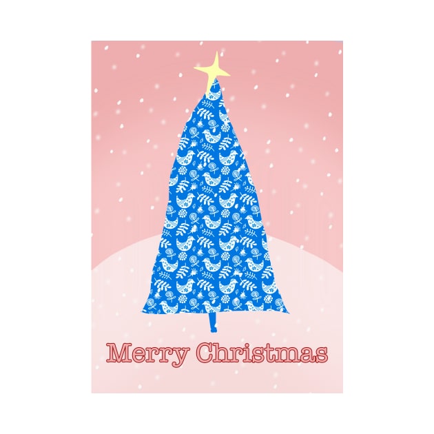 Christmas Tree Blue by Amalus-files