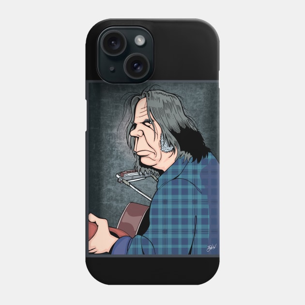 Neil Young Phone Case by Parisi Studios