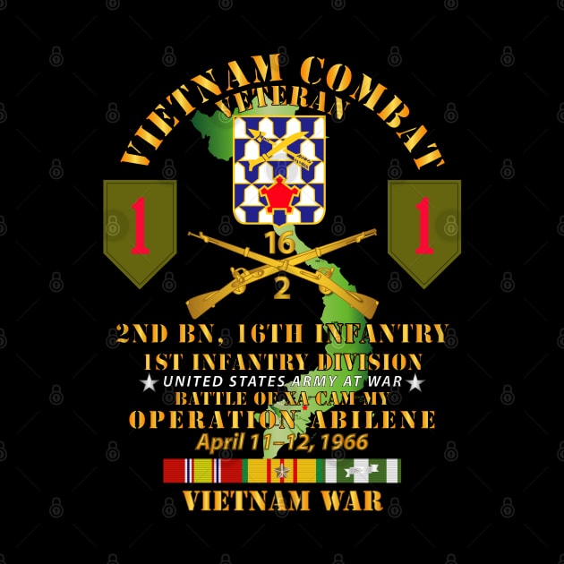 2nd Bn 16th Inf - 1st ID - Operation Abeline w VN SVC by twix123844