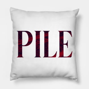 Pile - Simple Typography Style Pillow