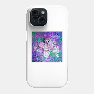 Lily Distressed Purple Phone Case