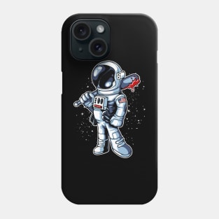 Astronaut With Baseball Bat Phone Case