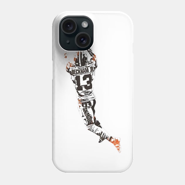 Cleveland browns Beckham jr Phone Case by Art engineer