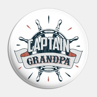Captain Grandpa Pin