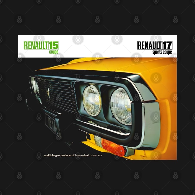 RENAULT 15 and 17  - brochure by Throwback Motors