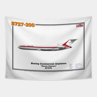 Boeing B727-200 - Boeing "House Colours" (Art Print) Tapestry