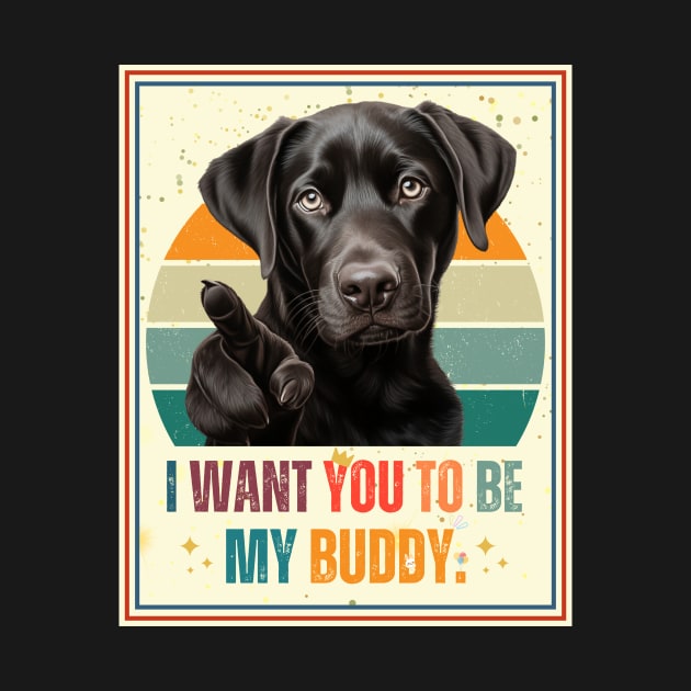 Labrador Retrievers i want you pointing style by NivestaMelo