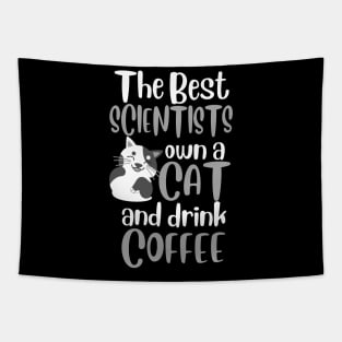 The Best Scientists Cat Quote Tapestry