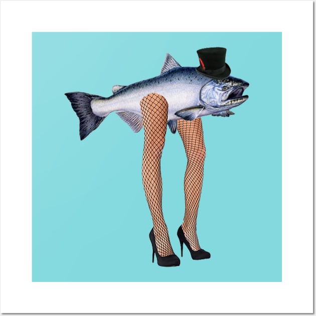 Dapper Fish - Funny - Posters and Art Prints