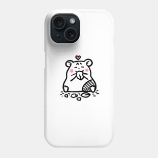 Hamster: Happy ( front ) Phone Case