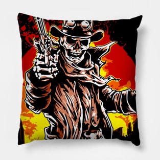 one shot one kill Pillow