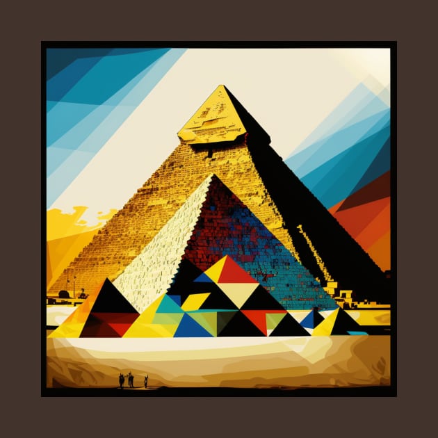 Evolving Pop Art Pyramid by Star Scrunch