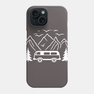 Camping Near The Mountains Phone Case