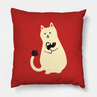 Happy go Lucky Cat 1 Selfie Pillow