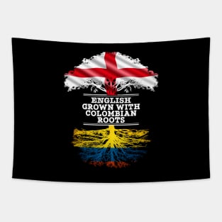 English Grown With Colombian Roots - Gift for Colombian With Roots From Colombia Tapestry