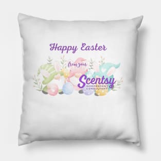 happy easter scentsy greetings Pillow