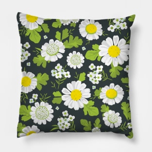 Daisy Flowers Pattern Pillow