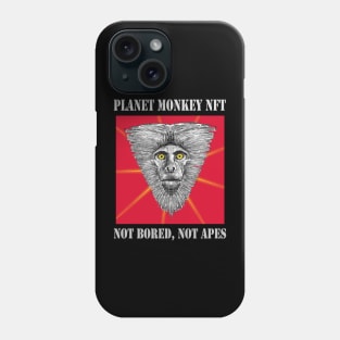 Planet Monkey Not Bored Apes Phone Case