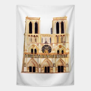 Watercolor - Notre Dame de Paris Tapestry