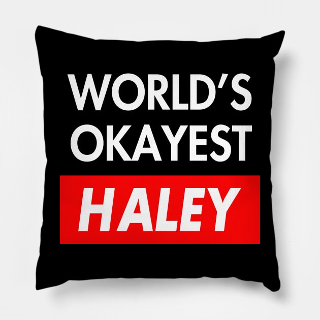 Haley Pillow by Ban Guns Not Books- Typography fullcolor