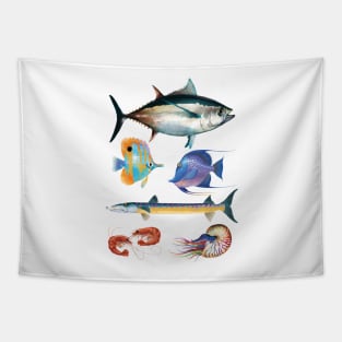 Fish Poster with Tuna Tapestry