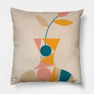 Colorful Geometric Potted Plant Pillow
