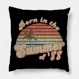 Born In The Summer 1988 32th Birthday Gifts Pillow